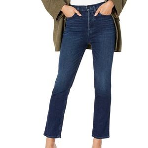 Hudson Holly High-Rise Straight Ankle Jeans